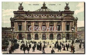 Old Postcard Paris the Opera