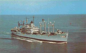 USS Fremont APA-44 Fleet Post Office US Navy Ship New York City postcard