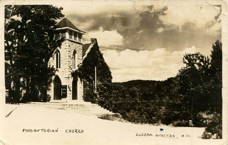 AR - Eureka Springs. Presbyterian Church.    RPPC