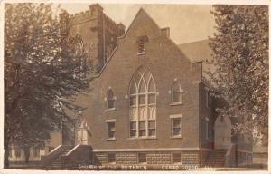 Gerro Gordo Illinois Church Of the Brethren Real Photo Postcard J64322