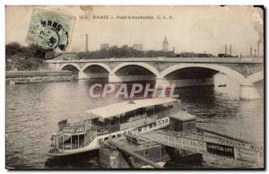 Paris - 12 - Bridge & # 39Austerlitz Old Postcard