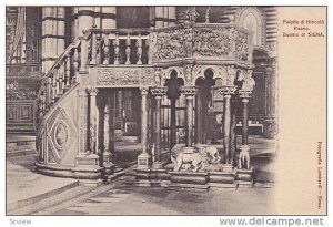 Interior, Pulpito Di Niccold Pisano, Duomo Di Siena (Tuscany), Italy, 1900-1910s