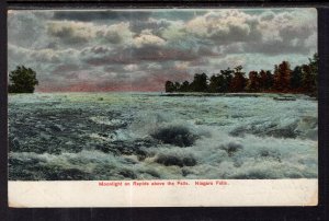 Moonlight on Rapids above the Falls,Niagara Falls,NY BIN
