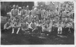 College Fraternity 1921 New Canaan Connecticut Striped Suits RPPC 7251