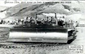 Garrison Dam, North Dakota, Siamese Bull Dozer Advertising Unused 