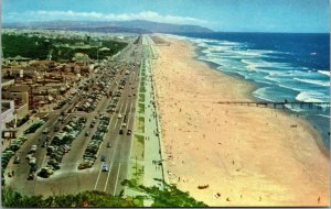 Vtg San Francisco Beach and Great Highway Ocean California CA Postcard