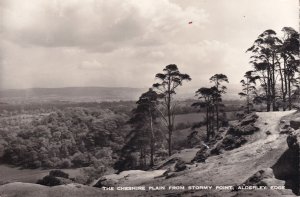 The Cheshire Plain From Stormy Point Real Photo Postcard