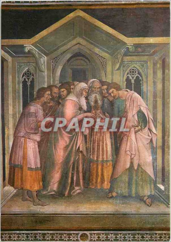 Postcard Modern Citta di S Gimignano The Betrayal of Judas