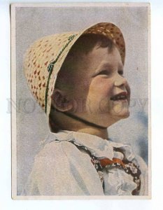 218806 GERMANY children smiling boy old postcard