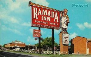 TX, Amarillo, Texas, The Ramada Inn, Route 66, Curteichcolor No. 3DK-1886