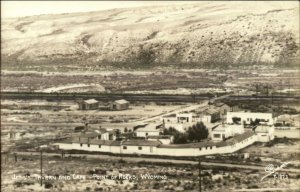 Point of Rocks WY Jess's Tavern & Caf‚ Sanborn Real Photo Postcard