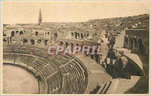 Postcard Old Nimes Arenes the Inner View