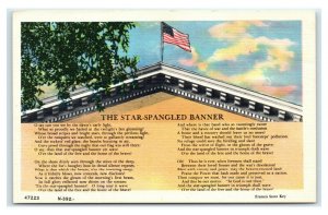Postcard The Star Spangled Banner - Francis Scott Key J17