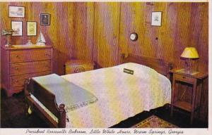 Georgia Warm Springs Little White House Roosevelt's Bedroom