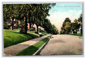 Vintage 1909 Postcard Westville Ave, Danbury, Connecticut