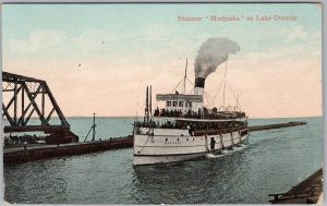 Steamer Modjeska Lake Ontario Canada Vintage Postcard H83