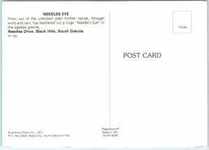 Postcard - Needles Eye - Black Hills, South Dakota 