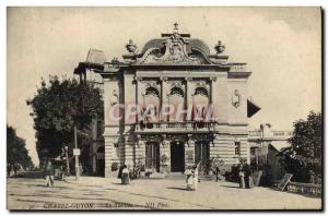 VINTAGE POSTCARD Chatel Guyon the theater
