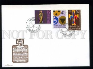 210390 Liechtenstein celebration 1981 year FDC