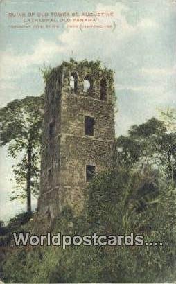 Ruins of Old Tower St Augustine, Cathedral Old Panama Republic of Panama Unused 