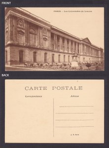 FRANCE, Postcard, Paris, The Louvre Colonnade