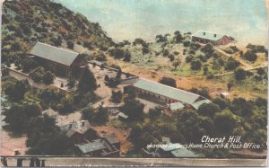India Cherat Hill Showing Soldiers Home Church & Post Office Postcard  09.41