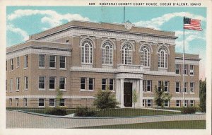 Postcard Kootenai County Court House Coeur D'Alene Idaho ID