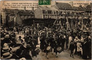 CPA AK CONDÉ-sur-NOIREAU - Féte du 8 Aout 1909 - Cavalcade de.(516811)