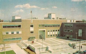 HARTFORD, CT Connecticut    NEW PUBLIC LIBRARY    1950 Chrome Postcard