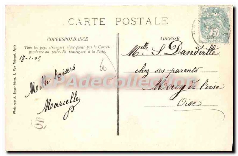 Postcard Old Church Rousseloy