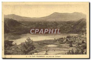 Old Postcard Lac Chambon Vue Prize Du Tartaret