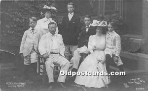 President Roosevelt and Family Unused tear left edge, crease bottom edge