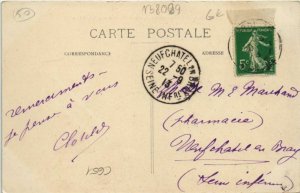 CPA Le Menhir de Vaumoisson dit Pierre au Diable (138089)