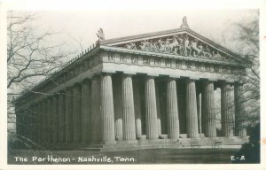 Nashville Tennessee  Parthenon 1955 RPPC Unused