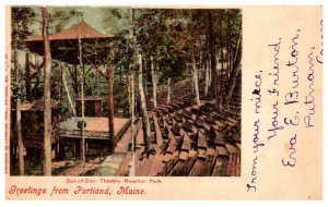Greetings from Portland Maine Riverton Park Out-of-Door Theatre