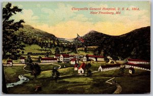 Vtg Frostburg Maryland MD Clarysville General Hospital 1910s View Old Postcard