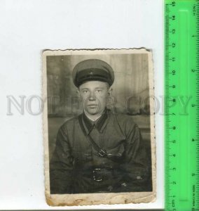 452085 USSR 1941 year Great Patriotic War soldier Old photo