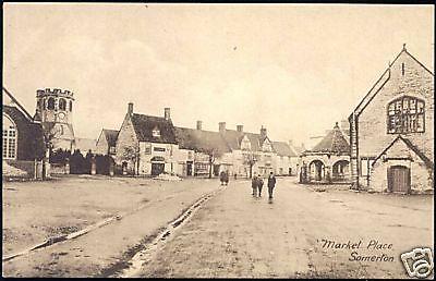 somerset, SOMERTON, Market Place (1910s)