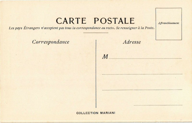 PC CPA ADVERTISING, MARIANI, DESSIN DE W. BOUGUEREAU, VINTAGE POSTCARD (b18069)