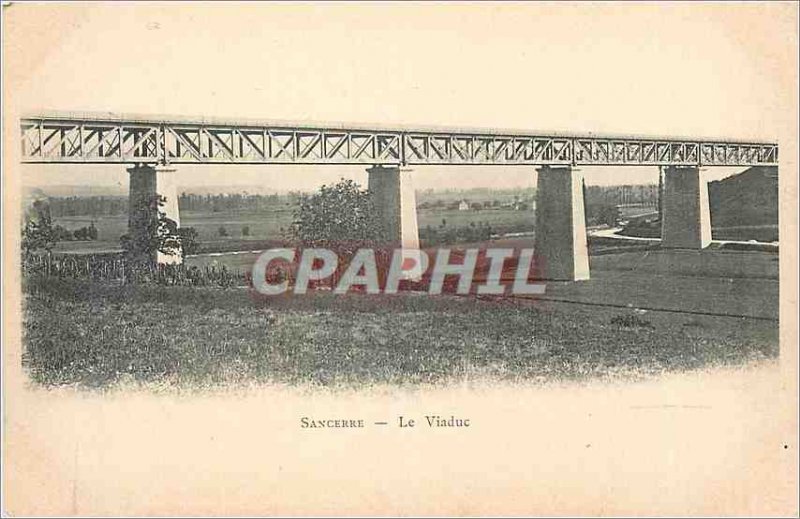 Old Postcard Sancere Viaduct