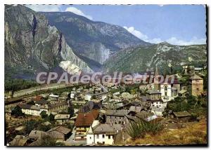 Modern Postcard St Michel De Maurienne Village