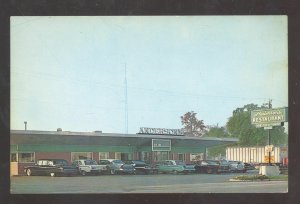 WASHINGTON COURT HOUSE OHIO ANDERSON'S RESTAURANT OLD CARS POSTCARD