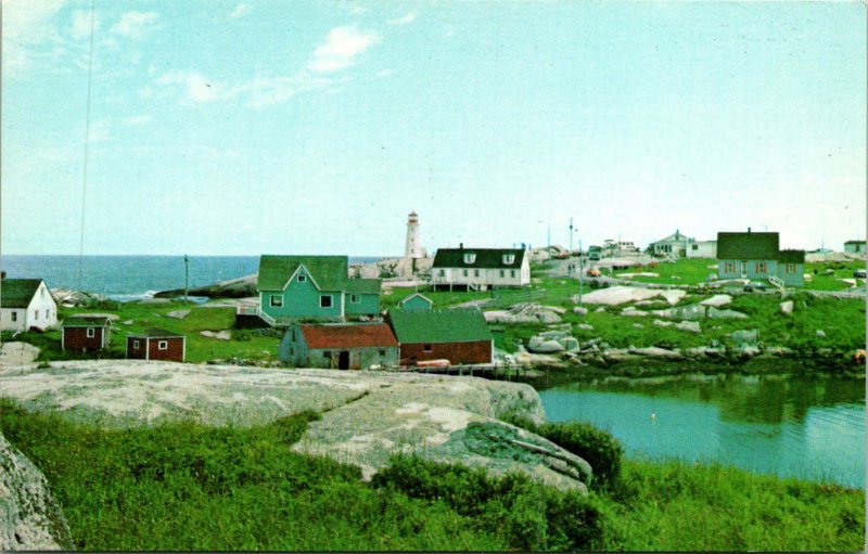 Nova Scotia Canada Peggy's Cove Halifax Postcard Unused (33314)