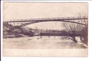 Real Photo, Railroad Bridge, CYKO