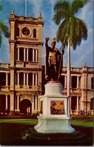 King Kamehameha Statue Hawaii Postcard PC244