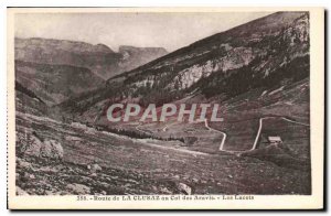 Old Postcard Route La Clusaz at the Col des Aravis The Laces