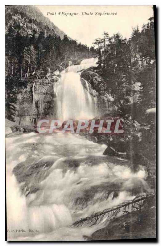 Postcard Old Bridge of Spain Fall Superior