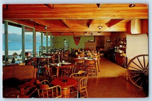 Granby Colorado Postcard Circle Corral Motel Restaurant Interior Building c1968