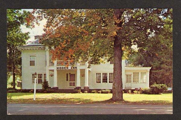 NY Hidden Inn Hotel SOUTH KORTRIGHT NEW YORK Postcard