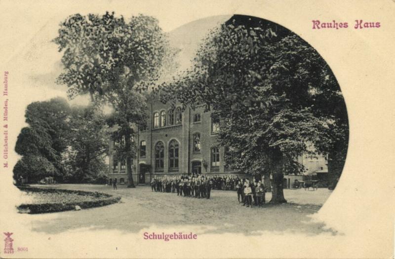 Rauhes Haus Hamburg Schulhebaude 1899 Ak Hippostcard